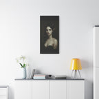 Gothic Art Canvas Print, Demon Aesthetic Home Decor, Dark Fantasy Wall Art, Witchy Room Decoration, Unique Gift for Halloween, Edgy Art
