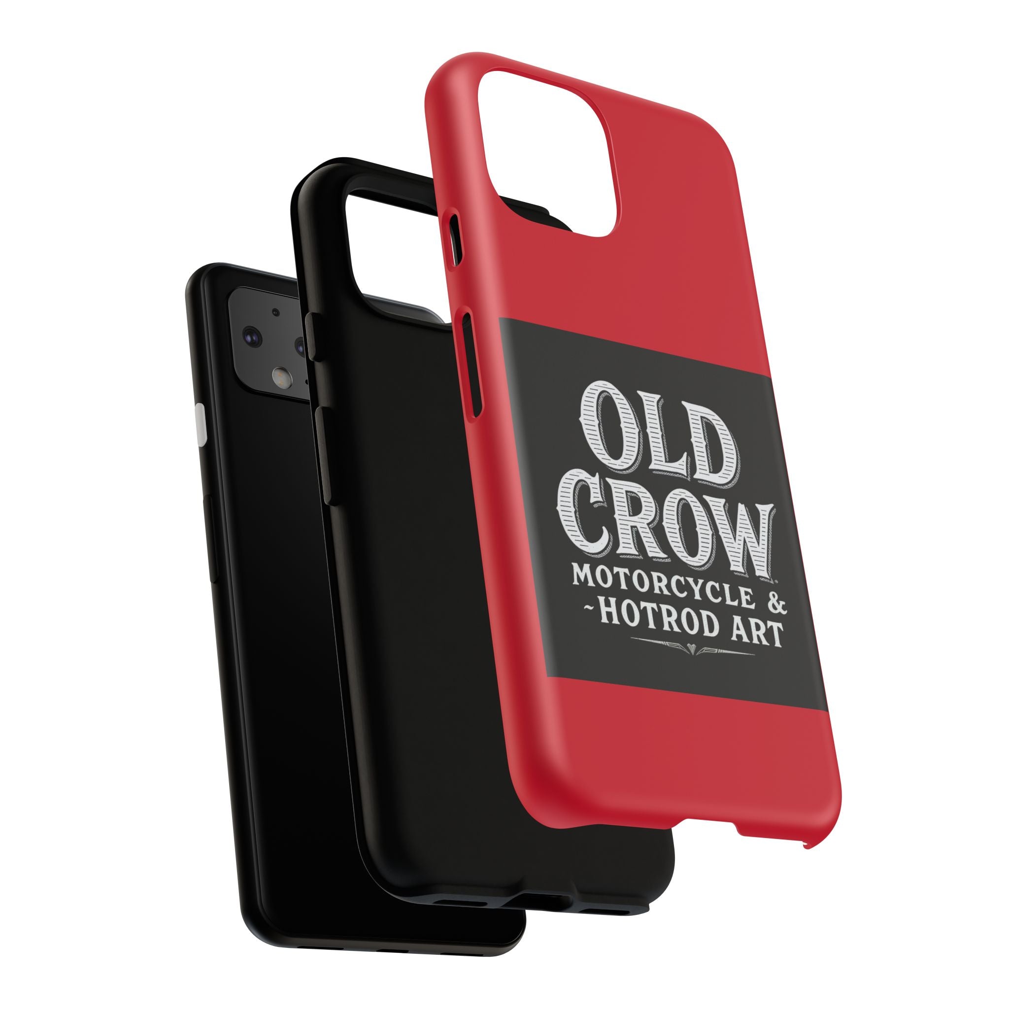 Classic Old Crow Garage Typography Cases