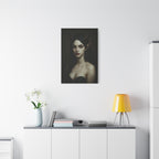 Gothic Art Canvas Print, Demon Aesthetic Home Decor, Dark Fantasy Wall Art, Witchy Room Decoration, Unique Gift for Halloween, Edgy Art