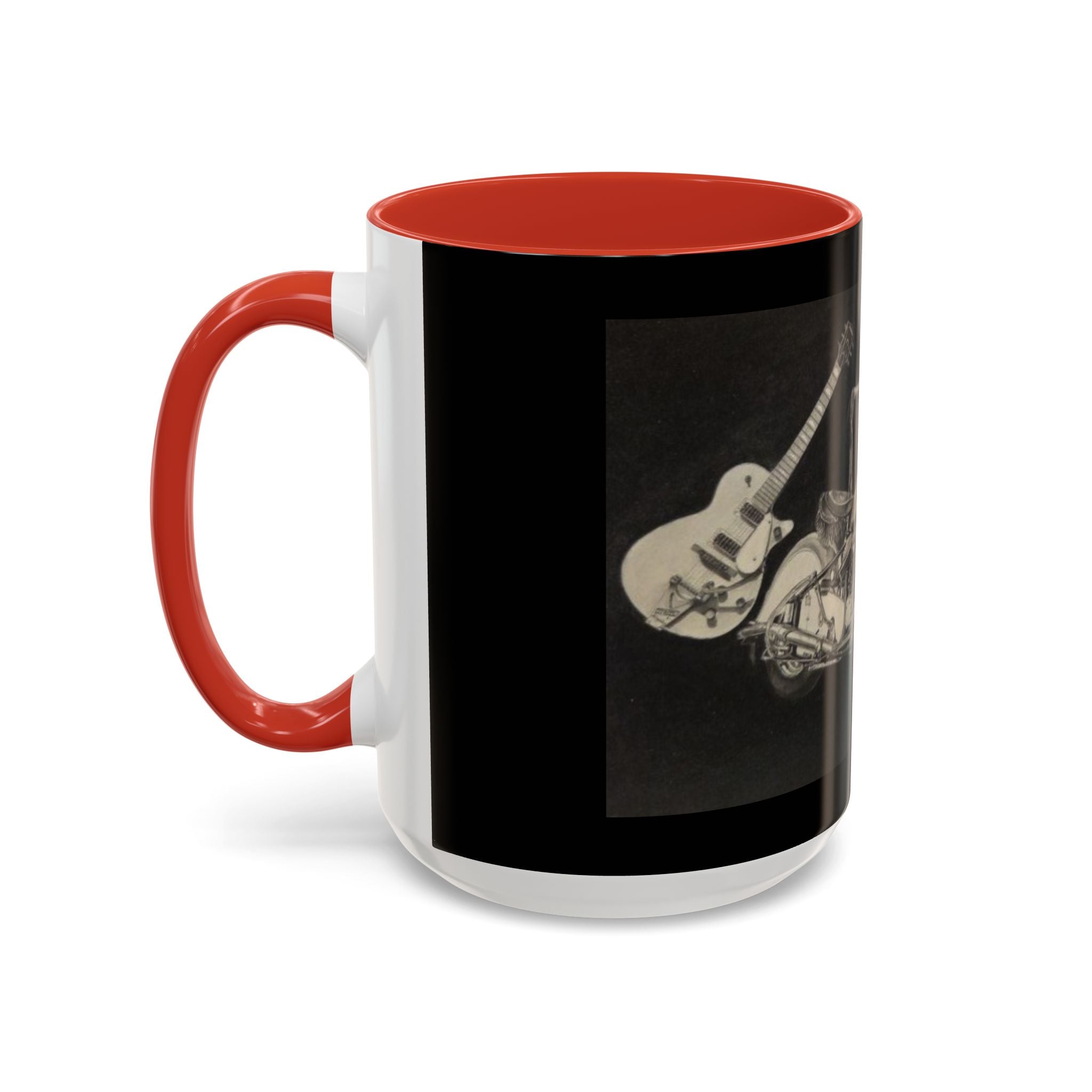 15 Vintage Motorcycle & Guitar Coffee Mug