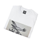 Old-School Aviation Meets Two Wheels T-Shirt