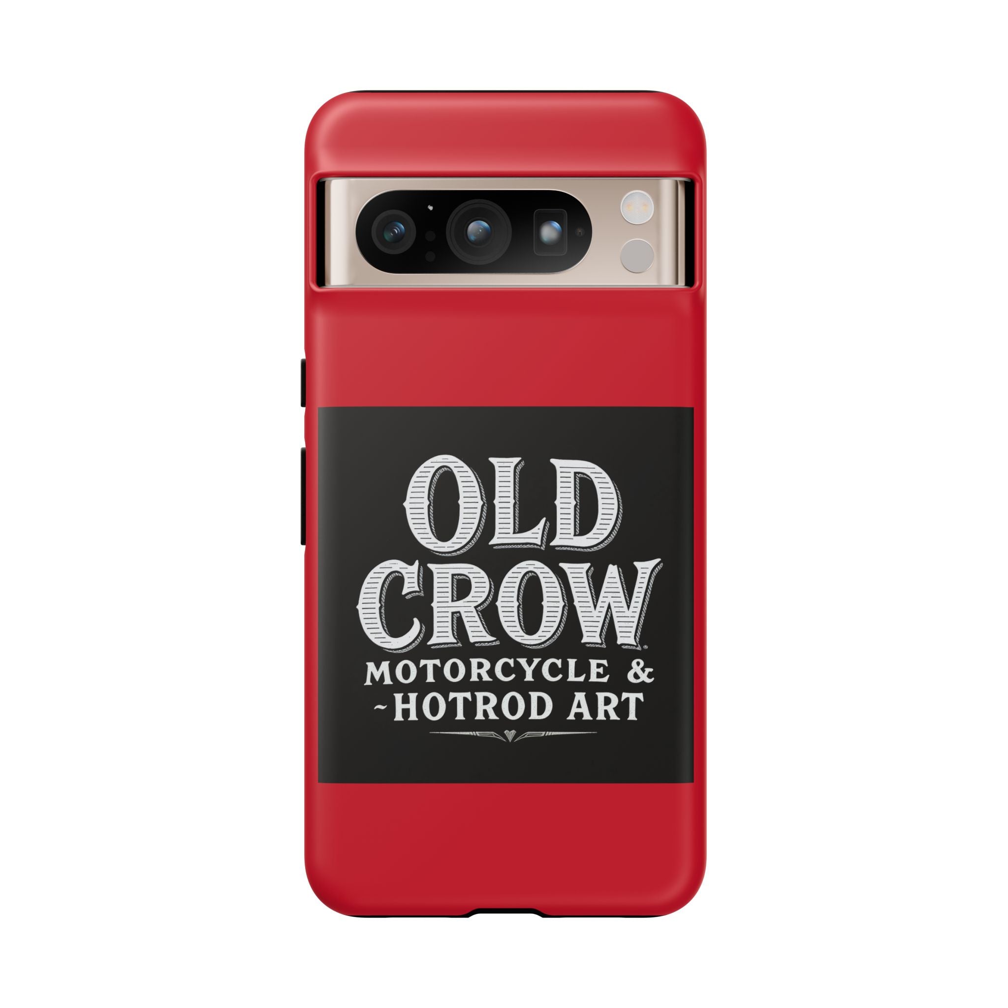 Classic Old Crow Garage Typography Cases