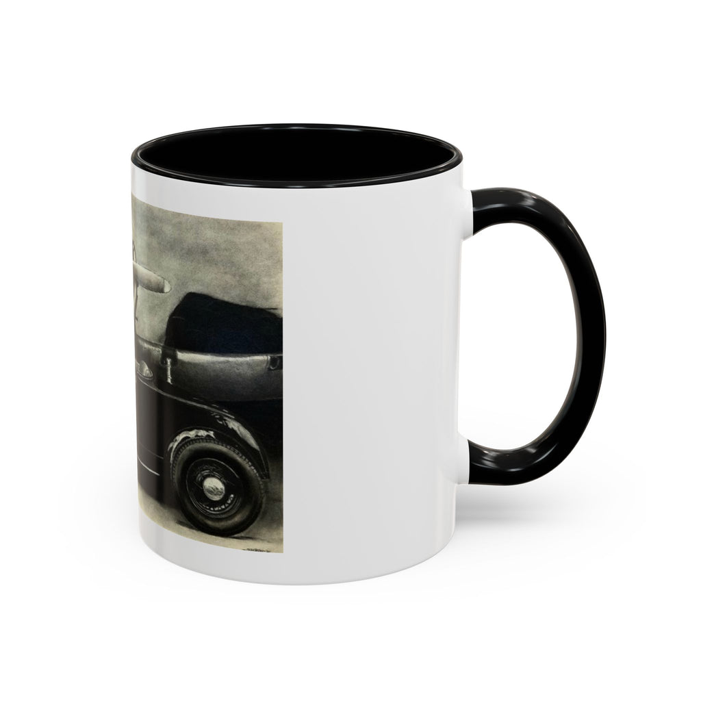 Vintage Airplane Accent Coffee Mug