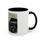 Vintage Airplane Accent Coffee Mug