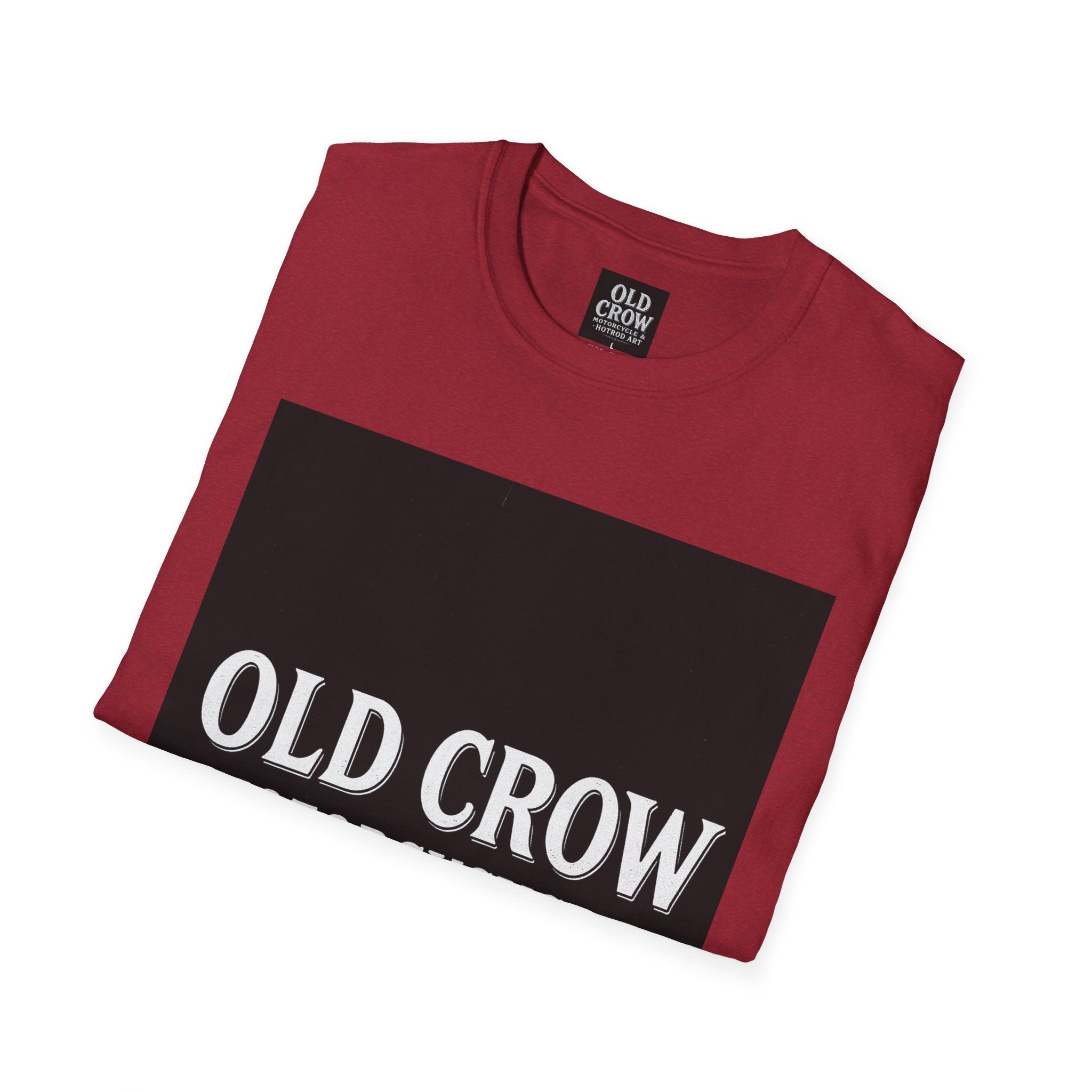Old Crow Motorcycle & Hotrod Art  T-Shirt
