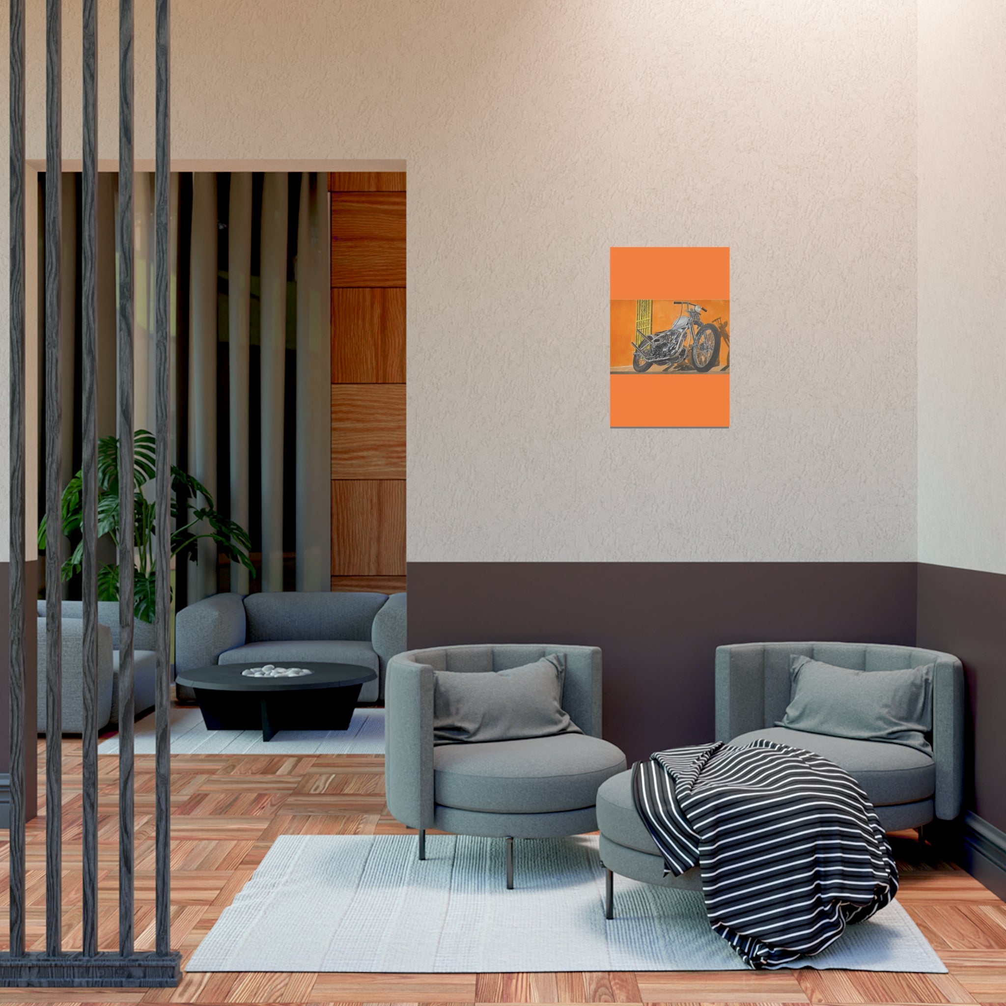 Steel Shadows  Art Print