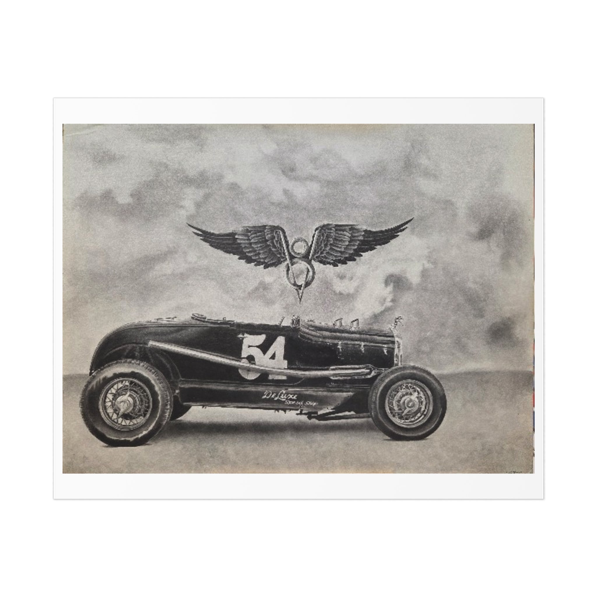 Old Crow: Speed, Steel & Spirit Art Print