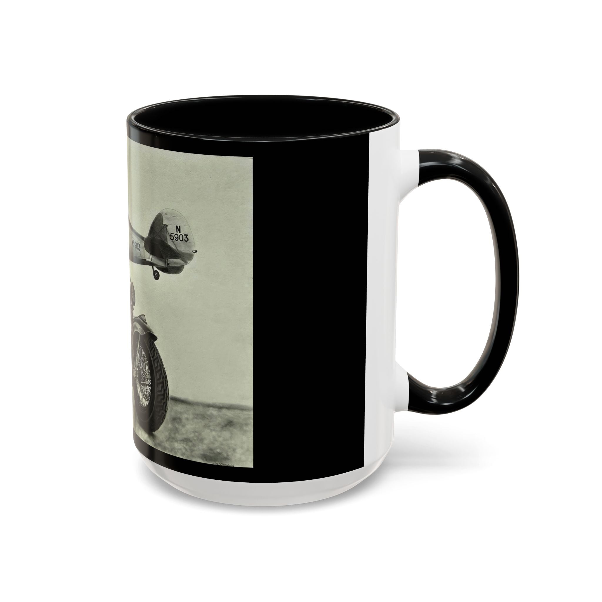 17 Retro Motorcycle & Airplane Coffee Mug