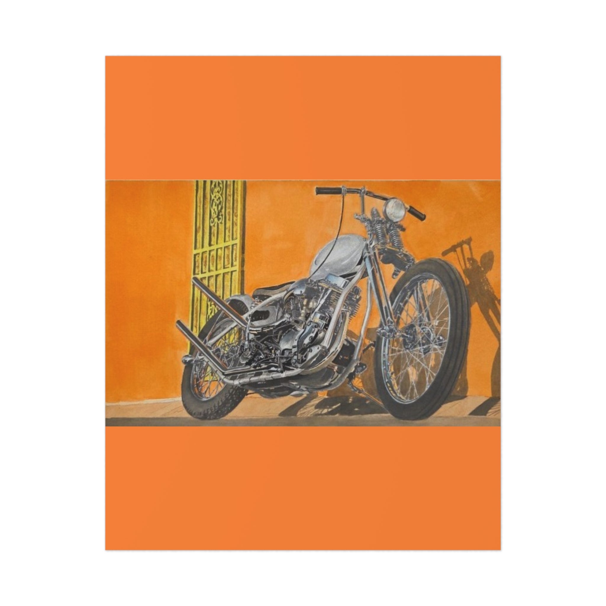 Steel Shadows  Art Print