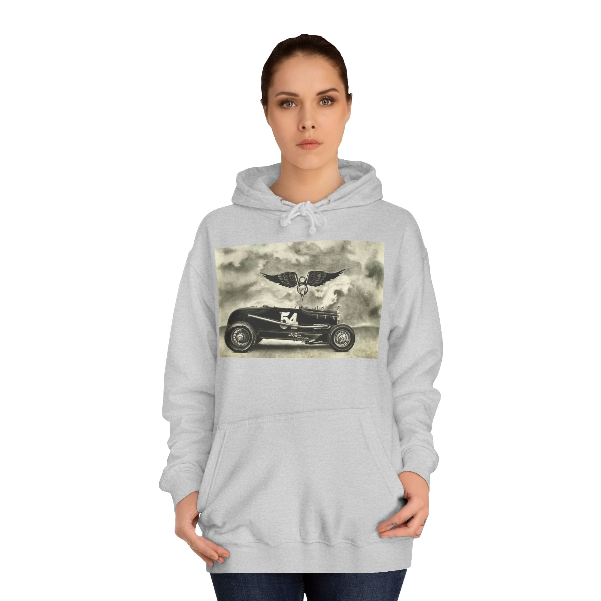 No. 54 Winged Hotrod Hoodie