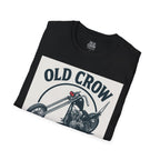 Old Crow Long Fork Chopper Sticker T-Shirt