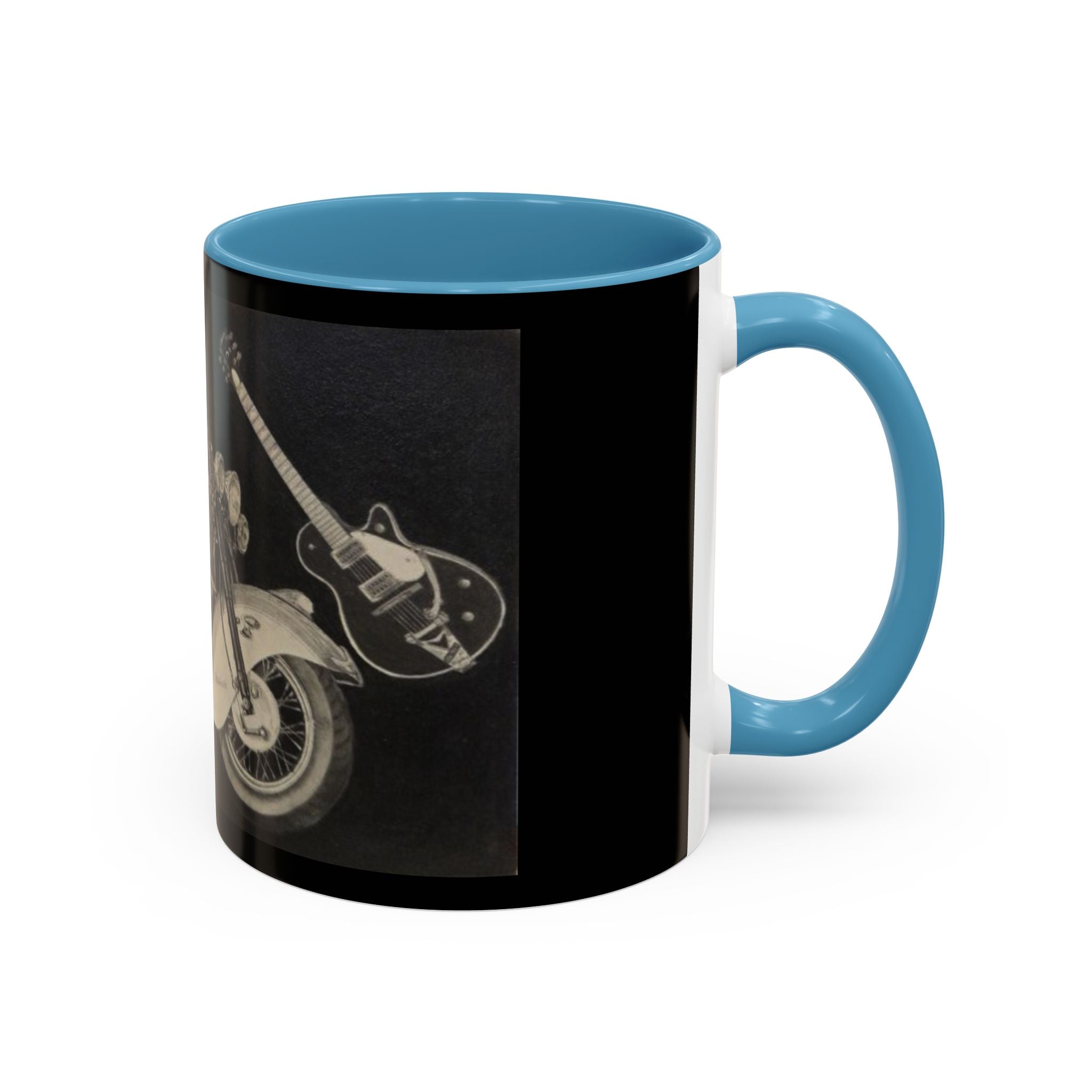 15 Vintage Motorcycle & Guitar Coffee Mug