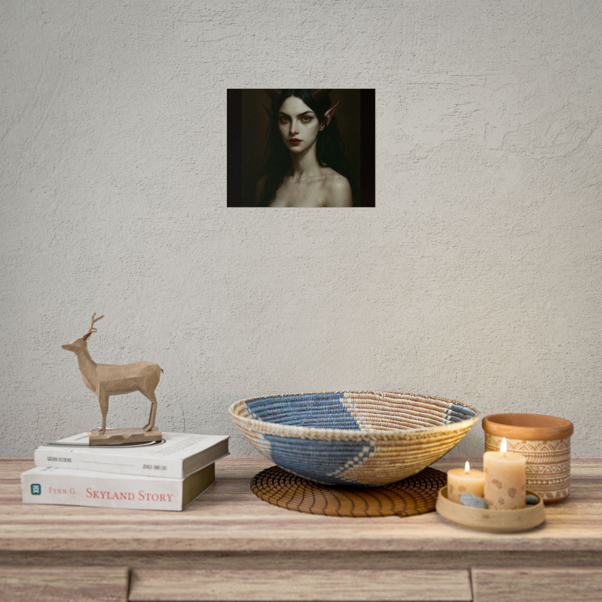 Gothic Art Rolled Posters, Dark Fantasy Wall Decor