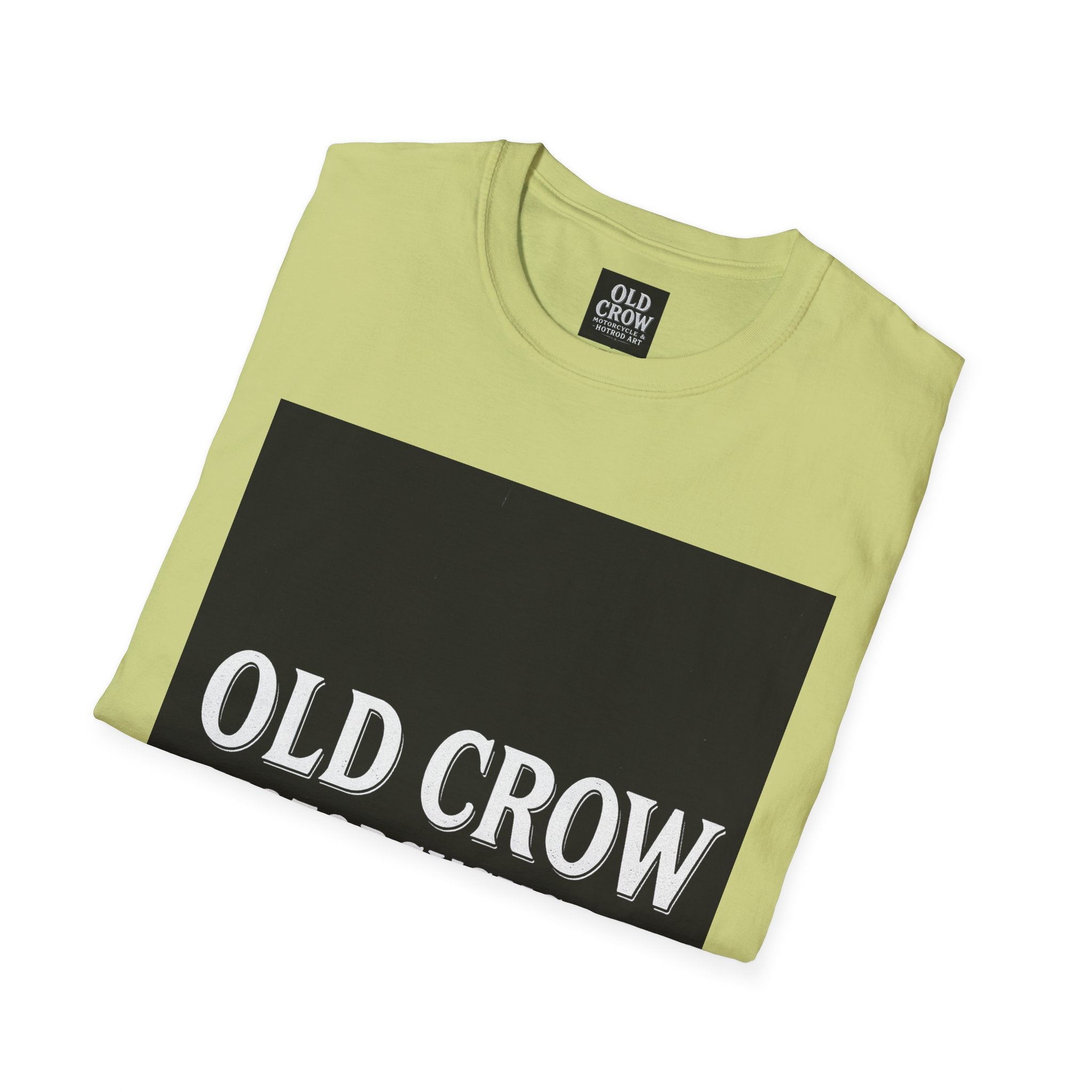 Old Crow Motorcycle & Hotrod Art  T-Shirt