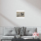 Forked Lightning Motorcycle Poster