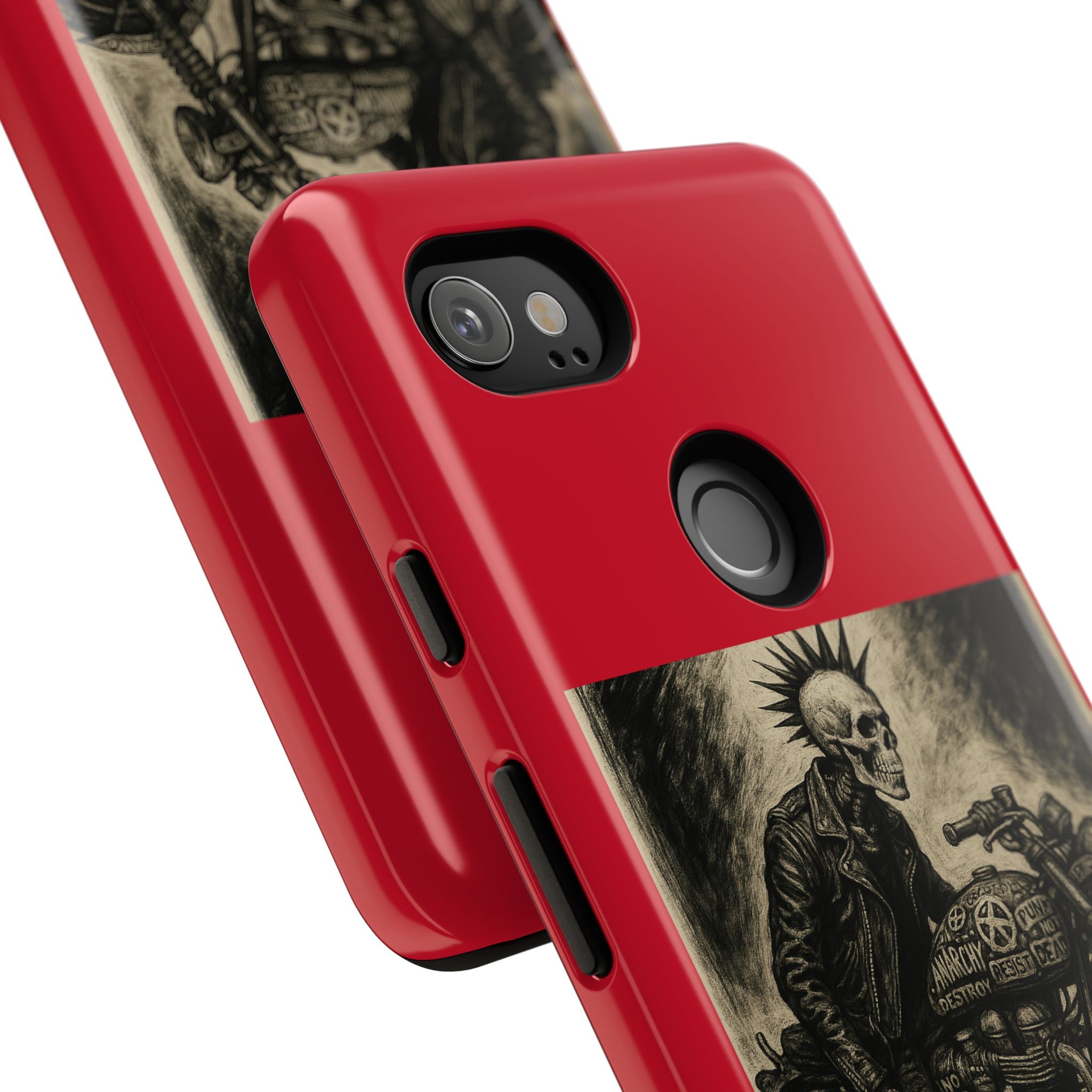 Gothic Punk Biker Skeleton Cases