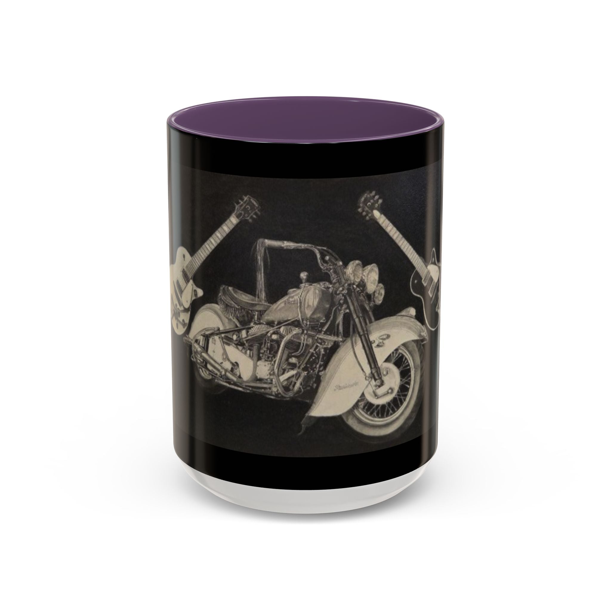 15 Vintage Motorcycle & Guitar Coffee Mug