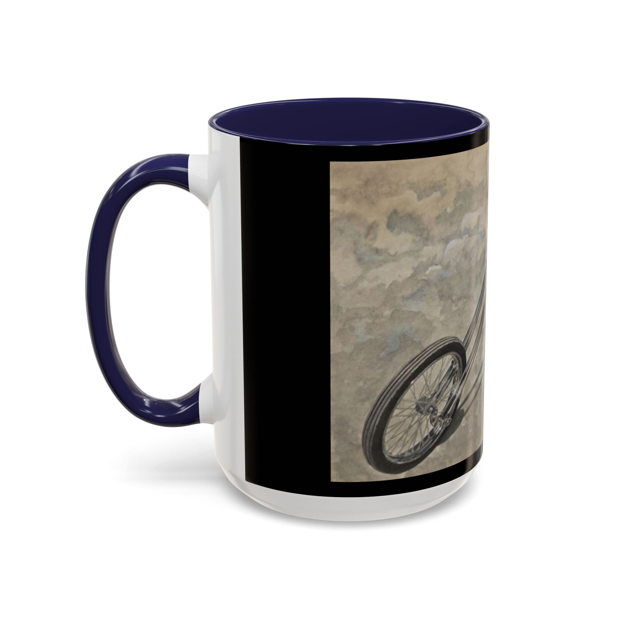 14 Vintage Motorcycle Accent Coffee Mug
