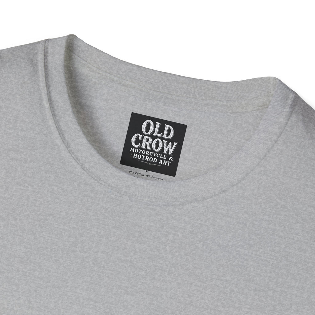 Speed & Sky Softstyle T-Shirt, WW2 Airplane, Hotrod Roadster