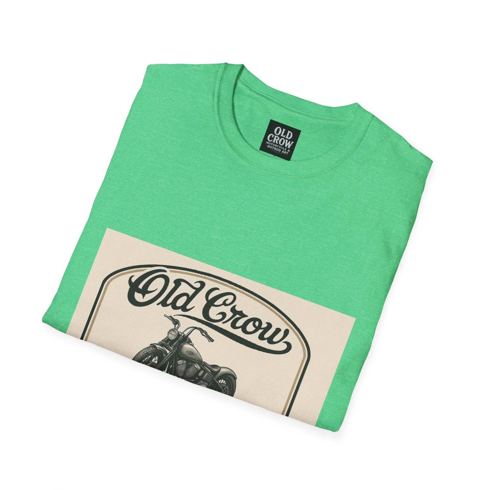 Retro Biker Life Old Crow Shop Sign T-Shirt