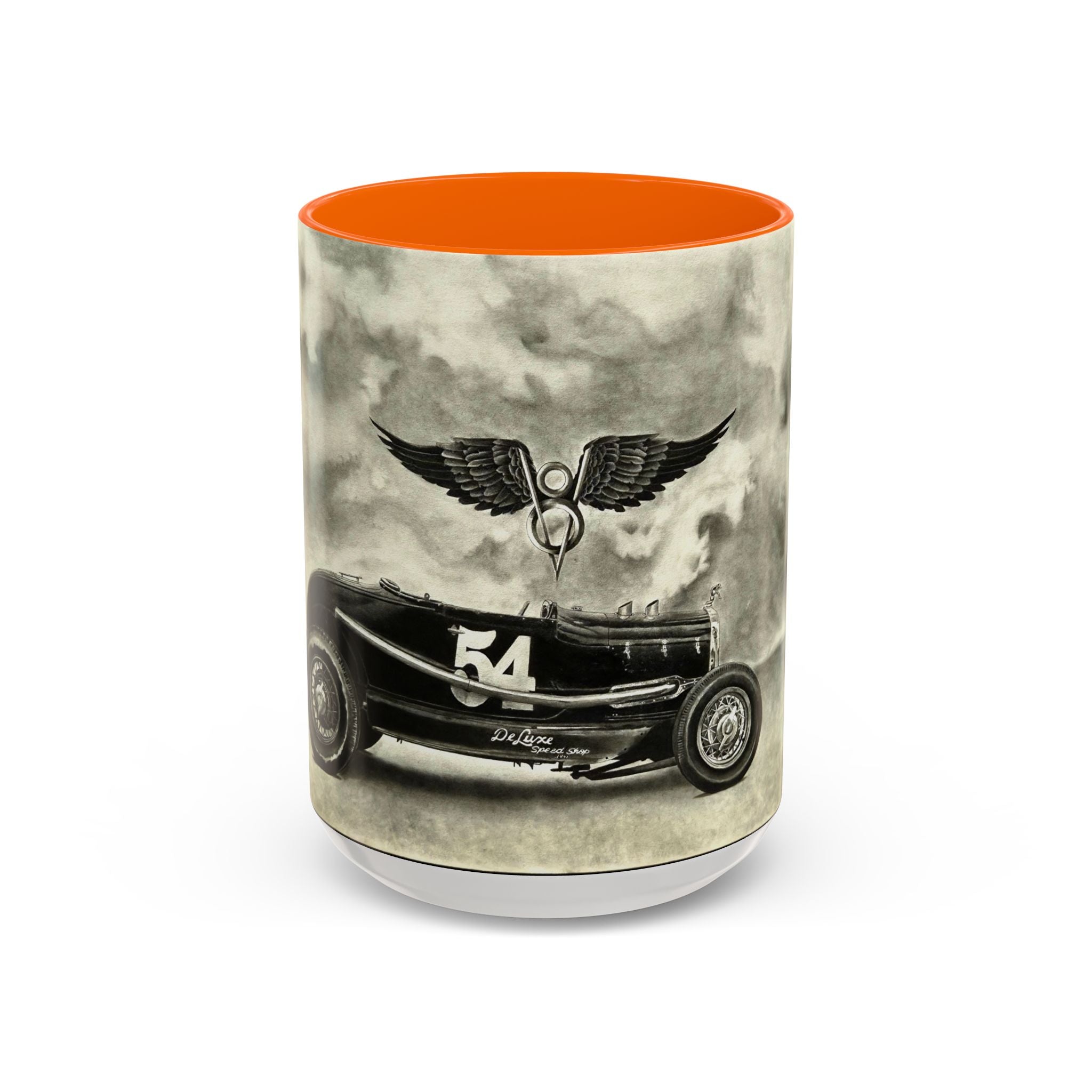 8 Vintage Racing Accent Coffee Mug