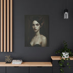 Gothic Art Canvas Print, Demon Aesthetic Home Decor, Dark Fantasy Wall Art, Witchy Room Decoration, Unique Gift for Halloween, Edgy Art