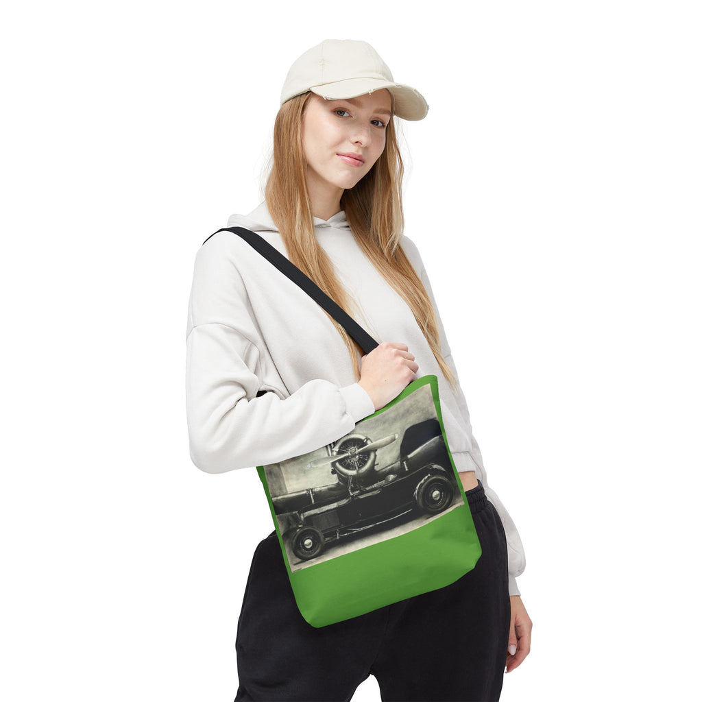 Wings Over Wheels Tote Bag