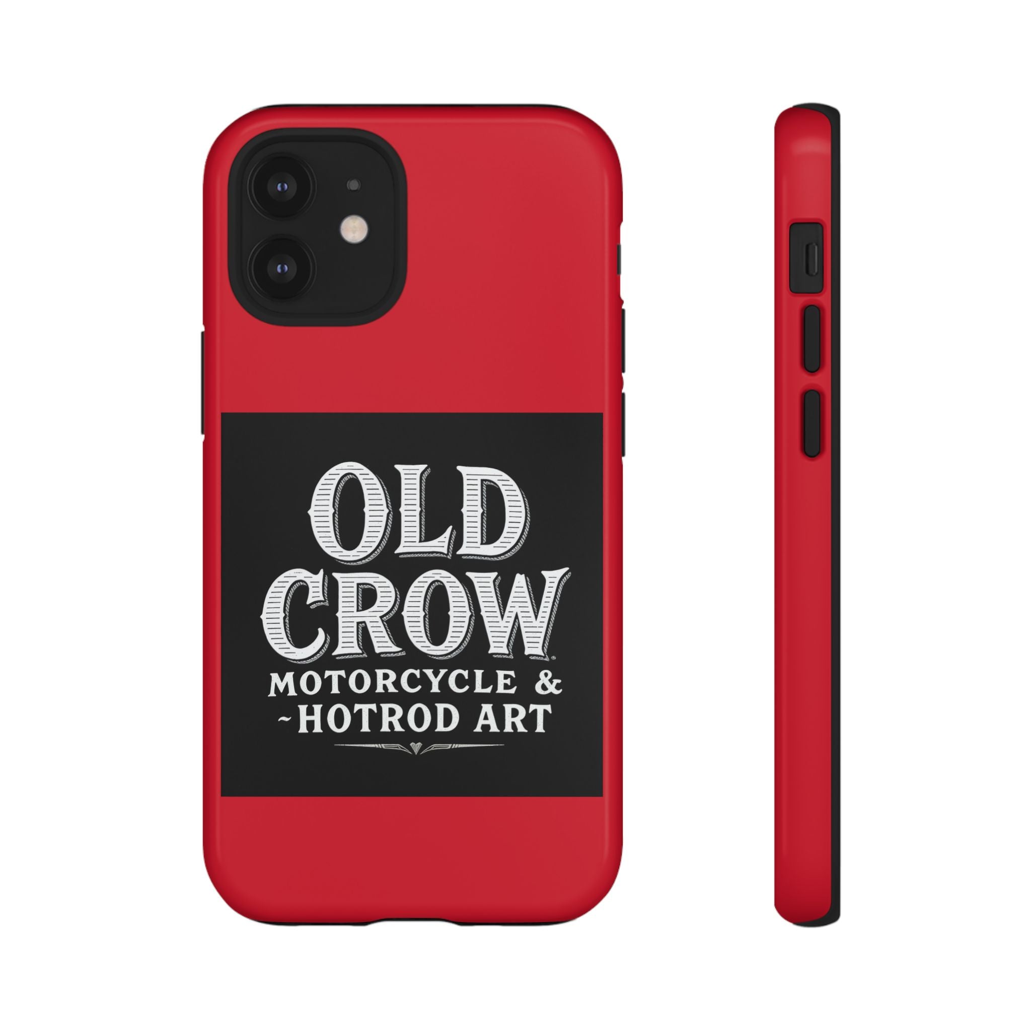 Classic Old Crow Garage Typography Cases