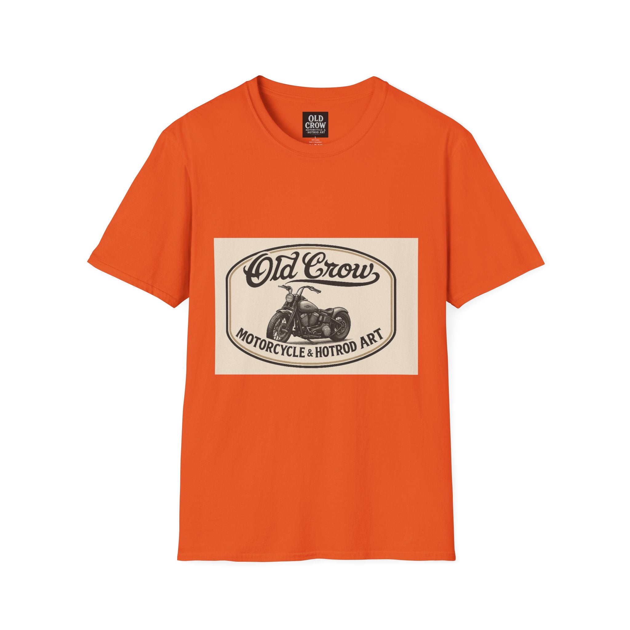 Retro Biker Life Old Crow Shop Sign T-Shirt