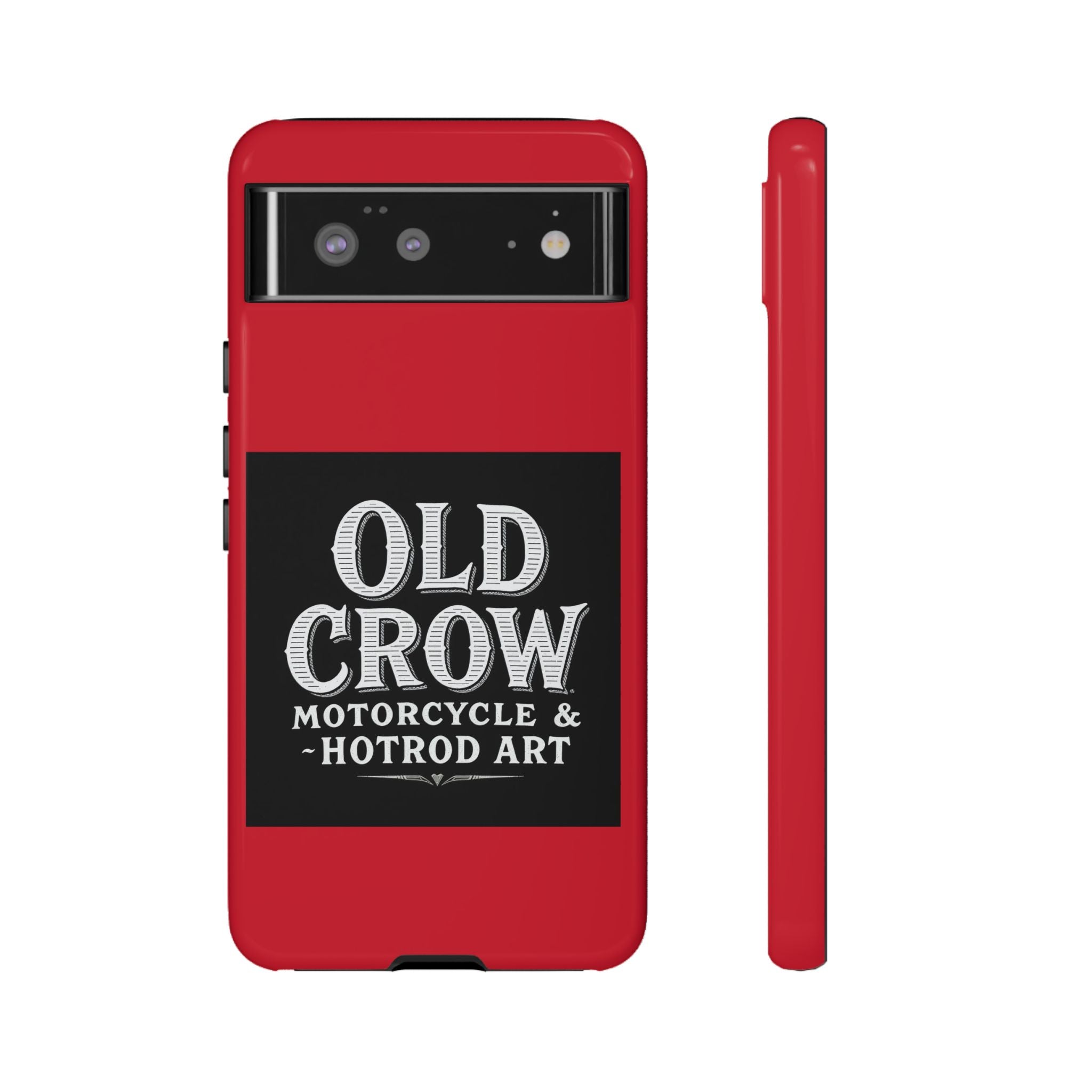 Classic Old Crow Garage Typography Cases