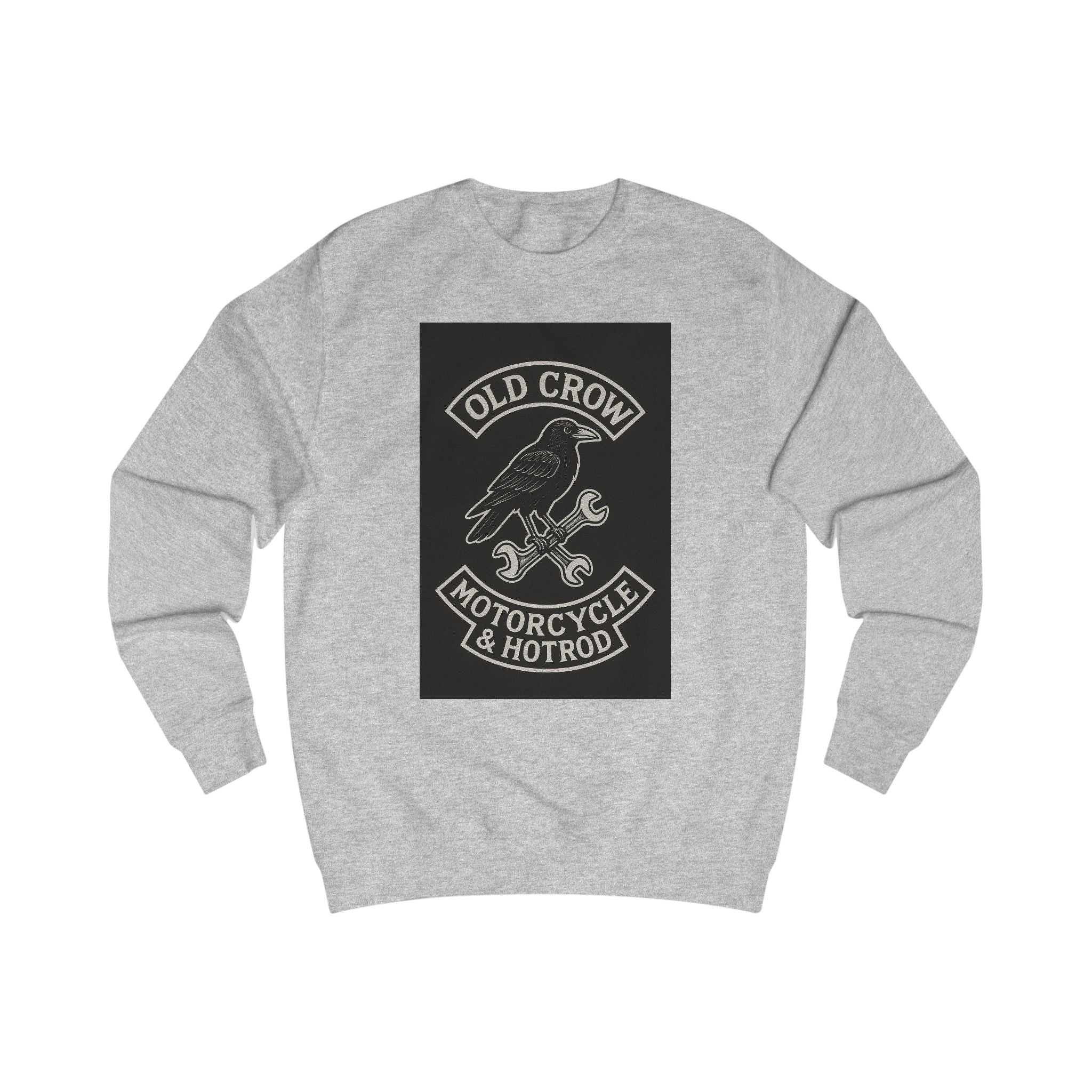 Chrome Shadows – Bobber Motorcycle Wall Ride Sweatshirt