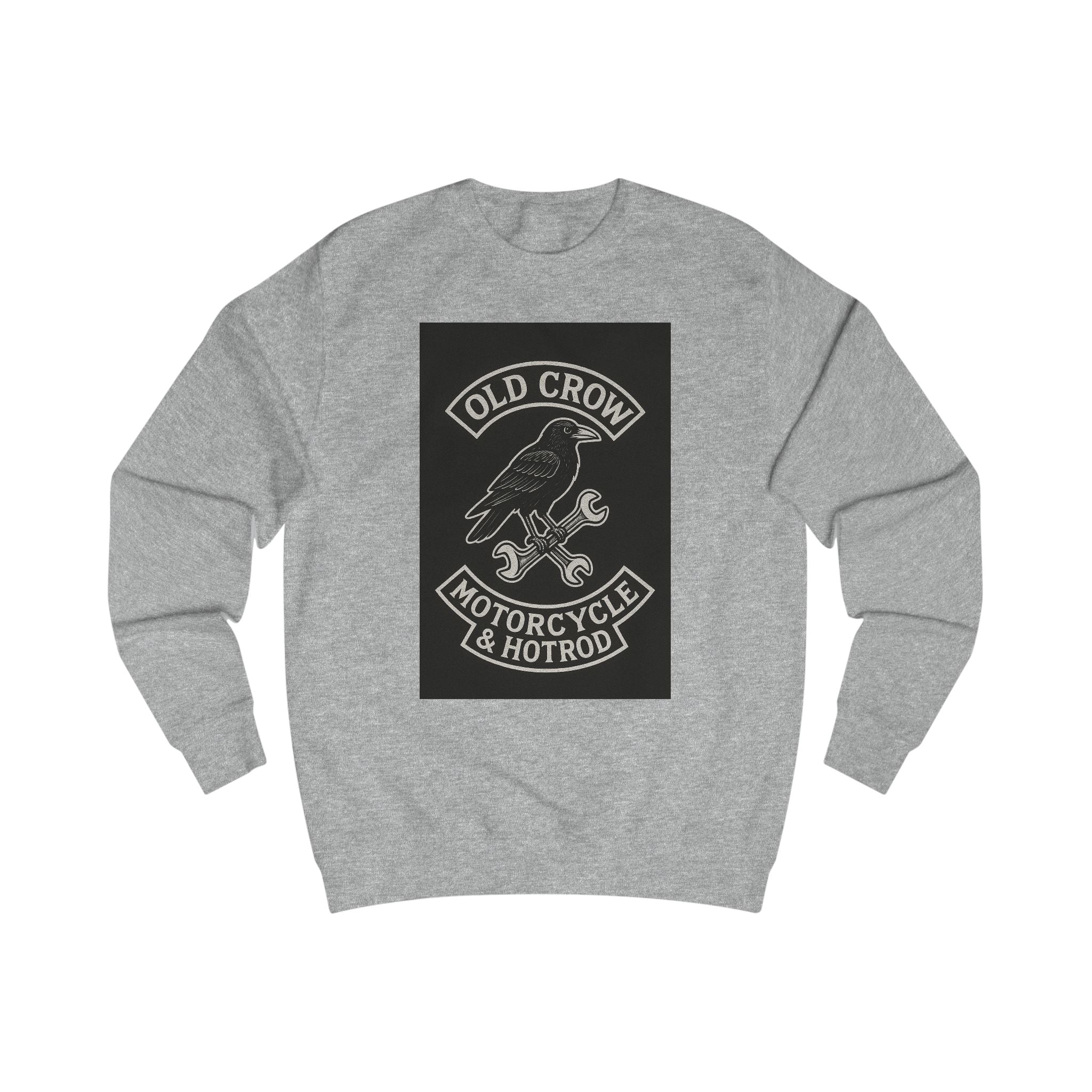 Chrome Shadows – Bobber Motorcycle Wall Ride Sweatshirt