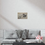 Forked Lightning Motorcycle Poster