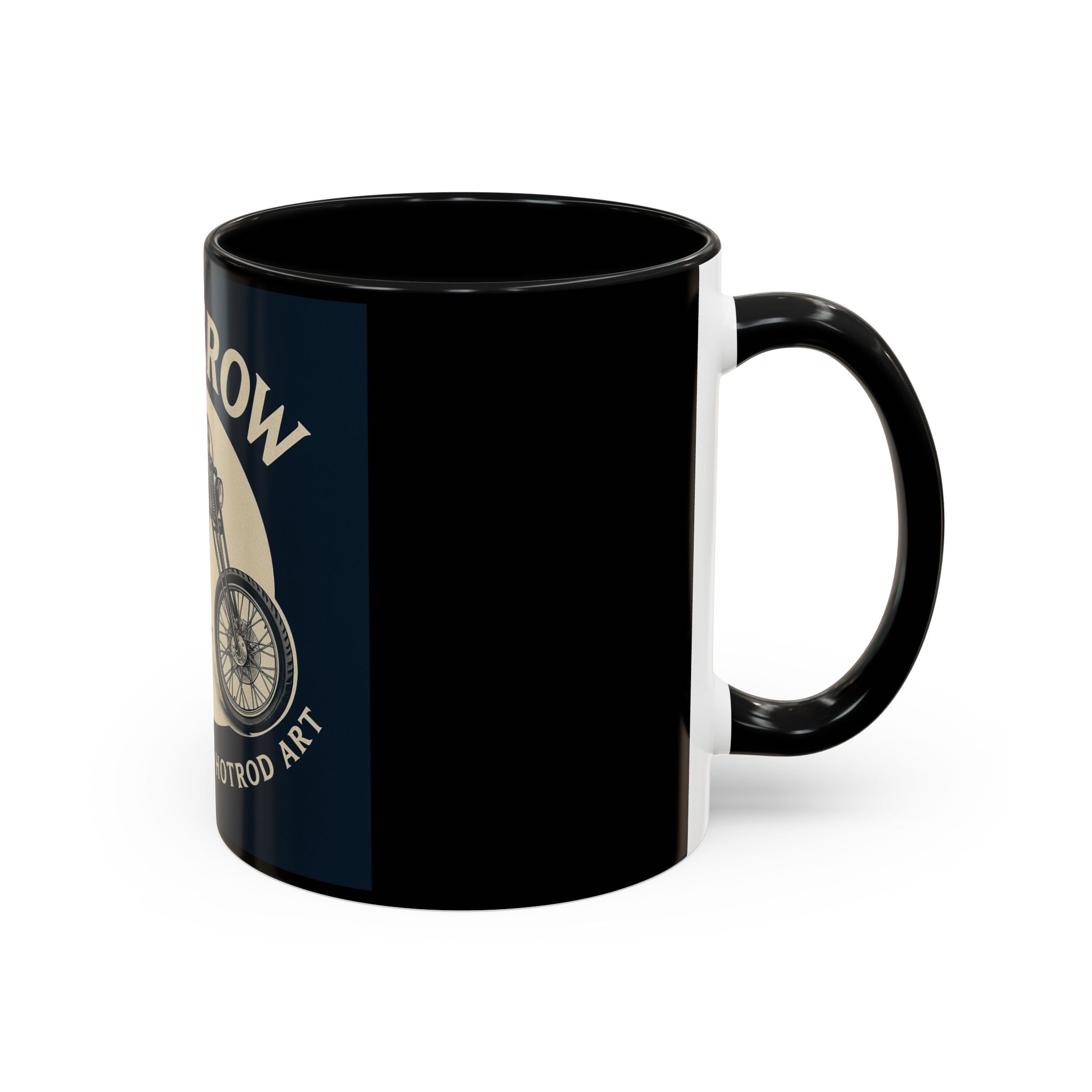 4 Old Crow Motorcycle Art Coffee Mug
