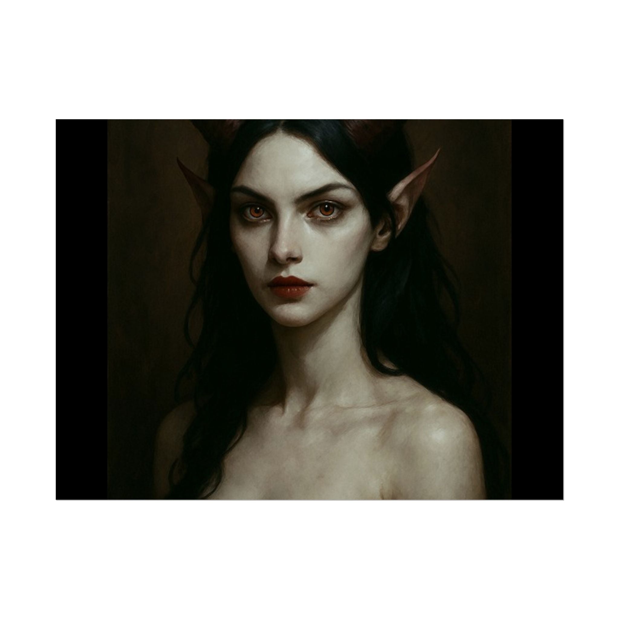 Gothic Art Rolled Posters, Dark Fantasy Wall Decor