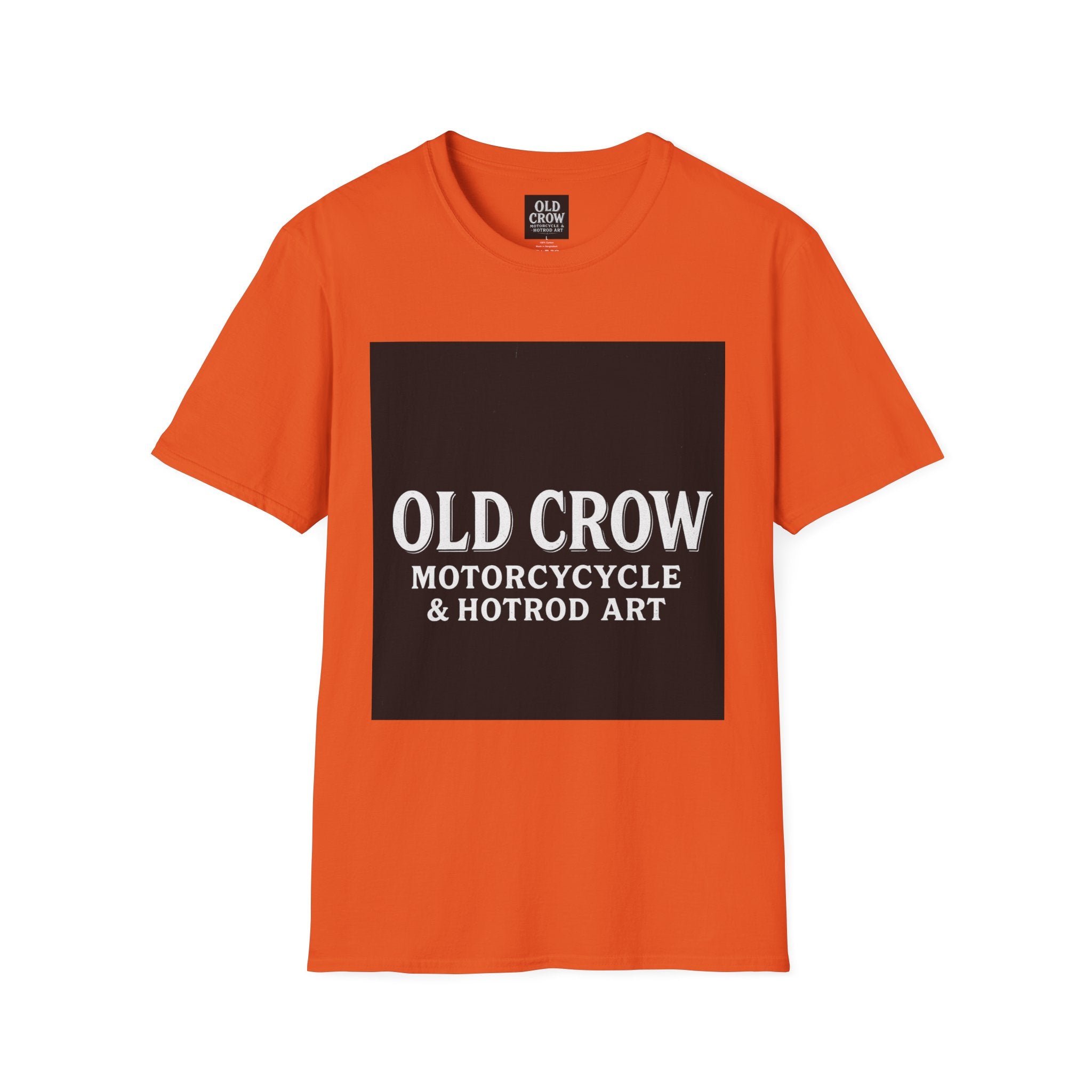 Old Crow Motorcycle & Hotrod Art  T-Shirt