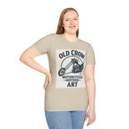 Old Crow Long Fork Chopper Sticker T-Shirt
