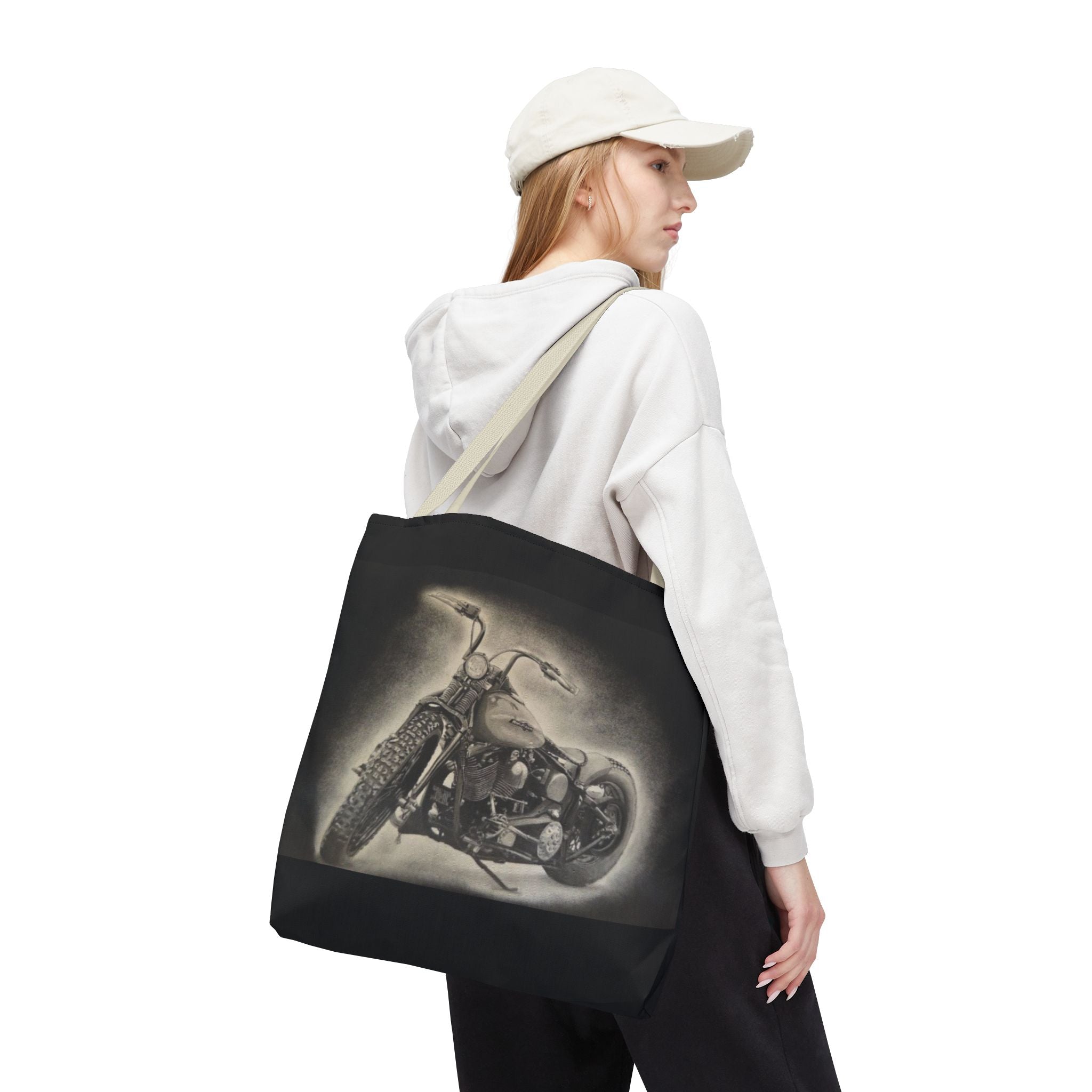 Chrome Shadow Tote Bag