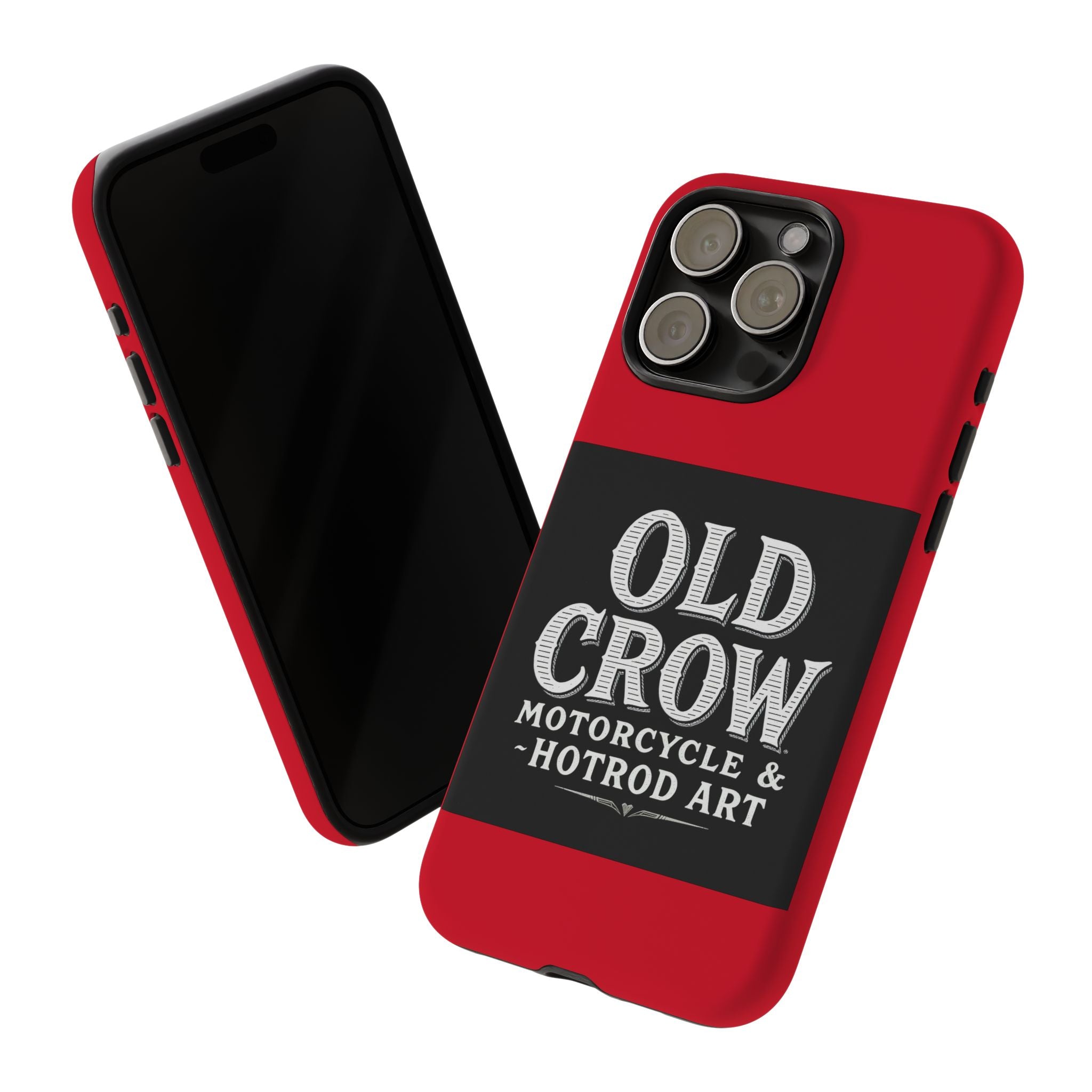 Classic Old Crow Garage Typography Cases