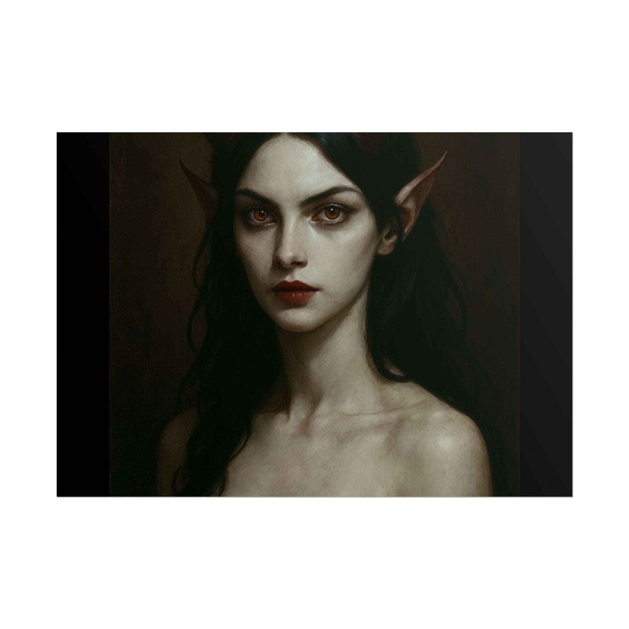 Gothic Art Rolled Posters, Dark Fantasy Wall Decor
