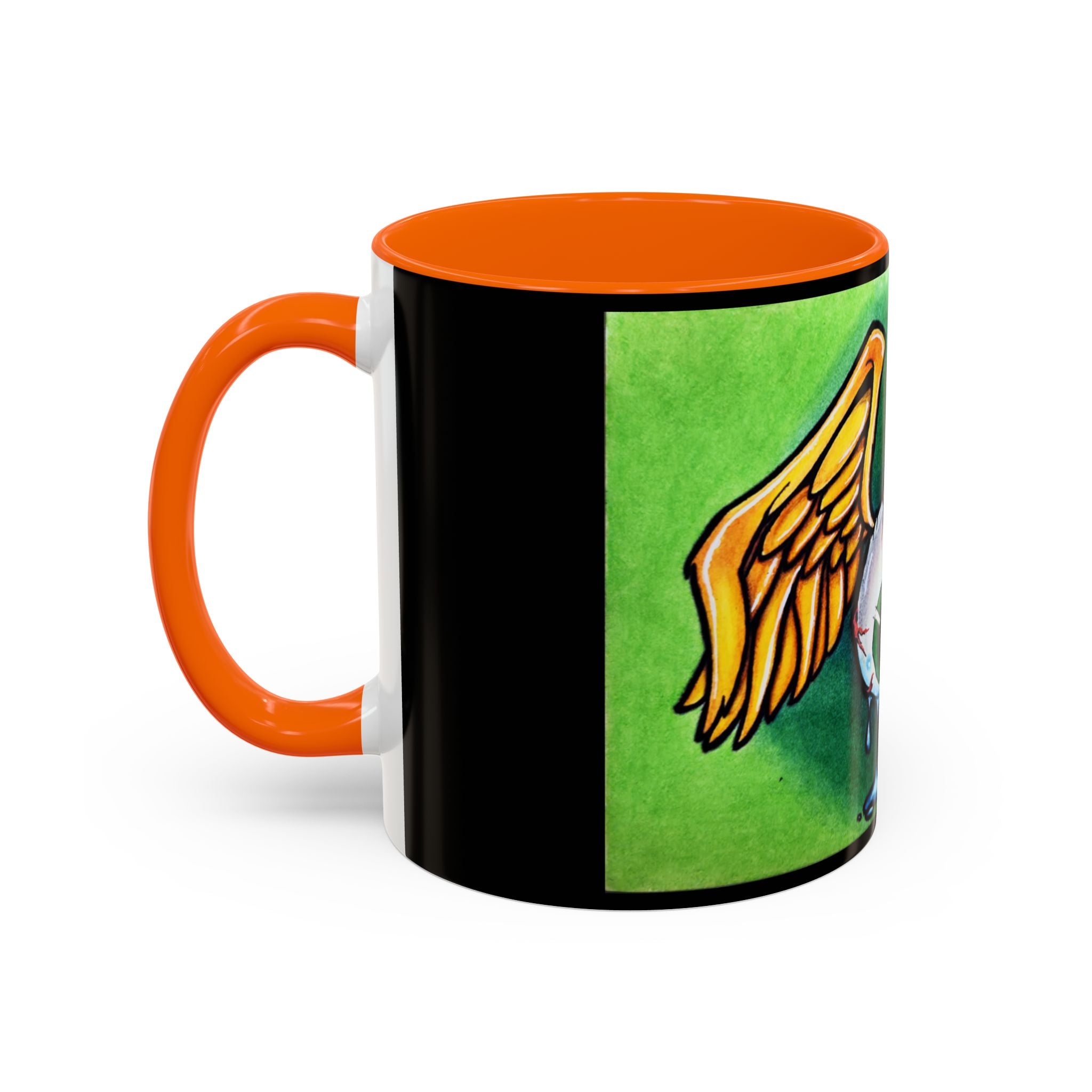 28 Whimsical Gothic Winged Eye Coffee Mug