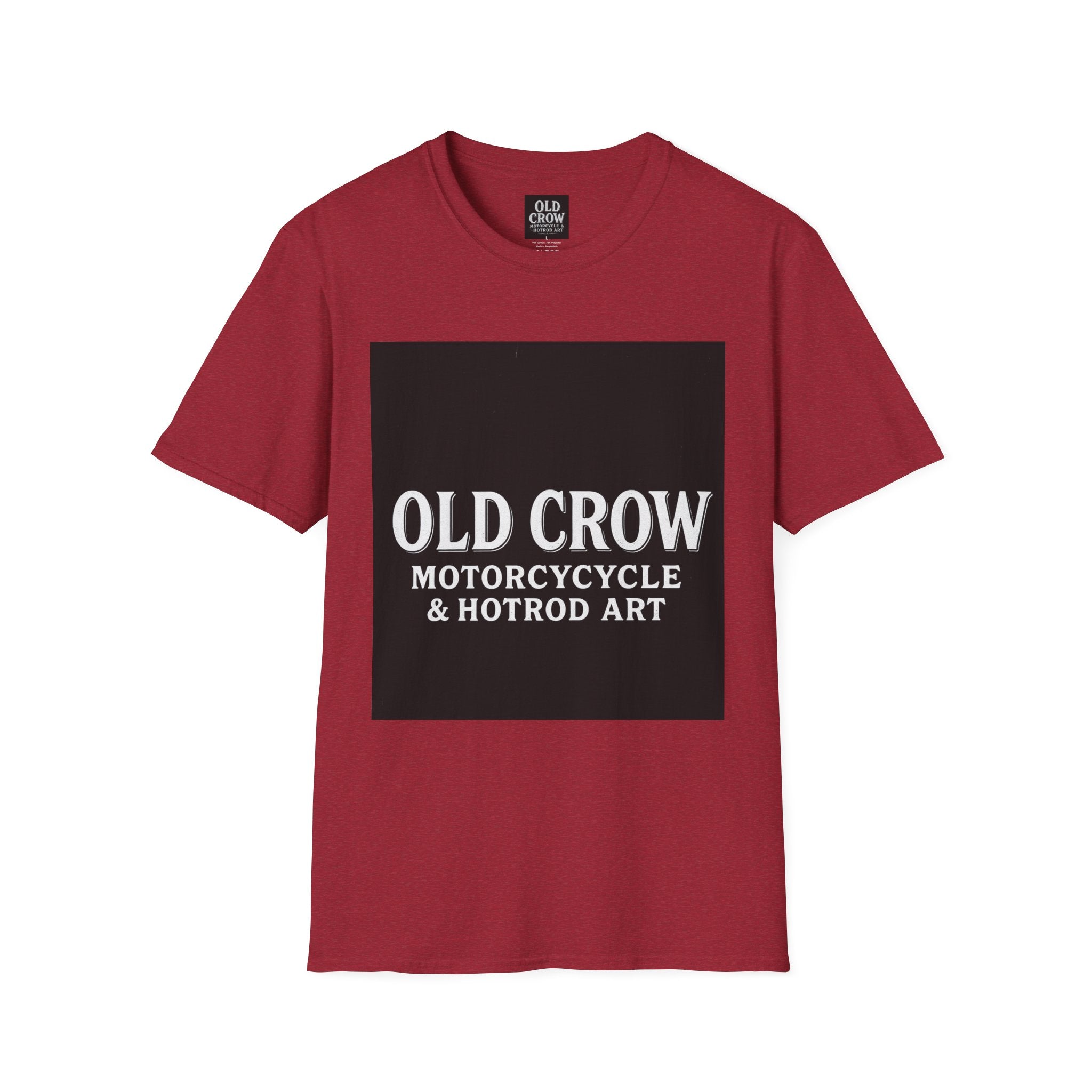 Old Crow Motorcycle & Hotrod Art  T-Shirt