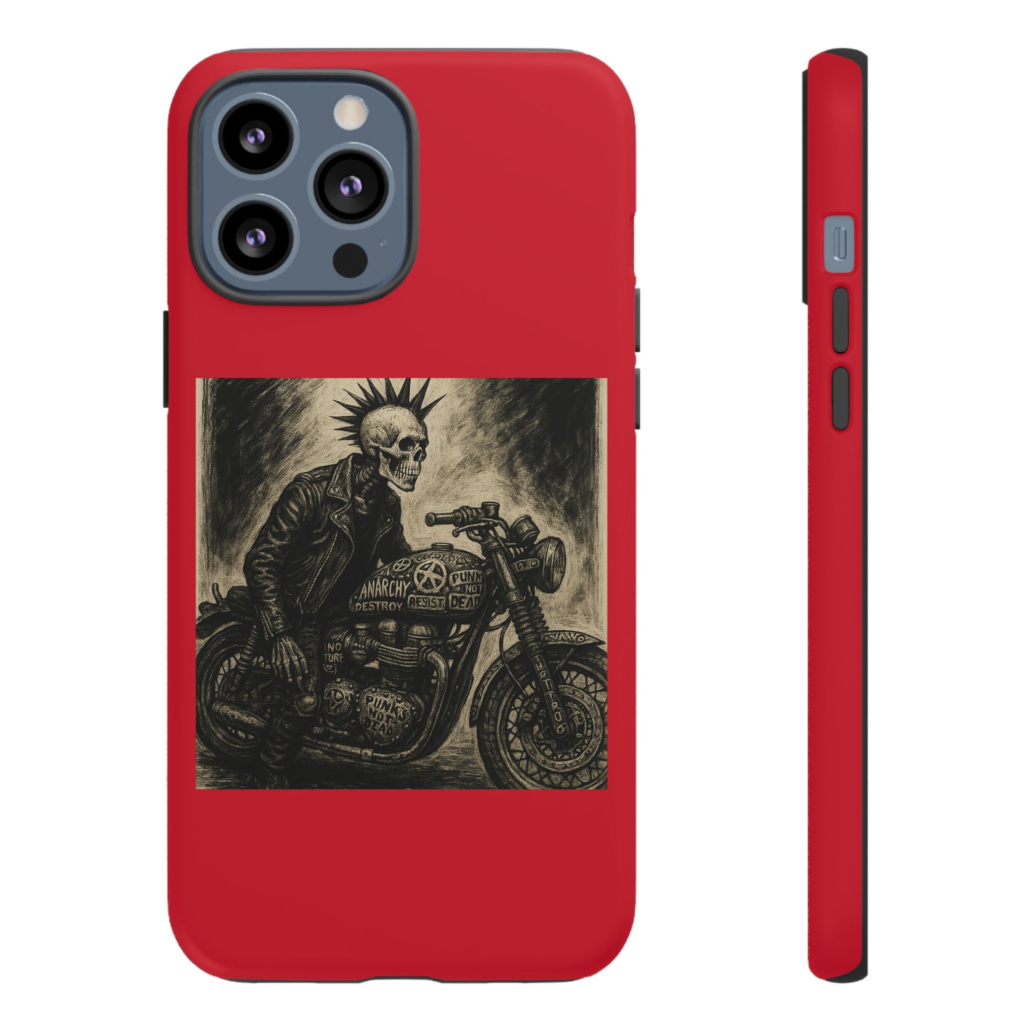 Gothic Punk Biker Skeleton Cases