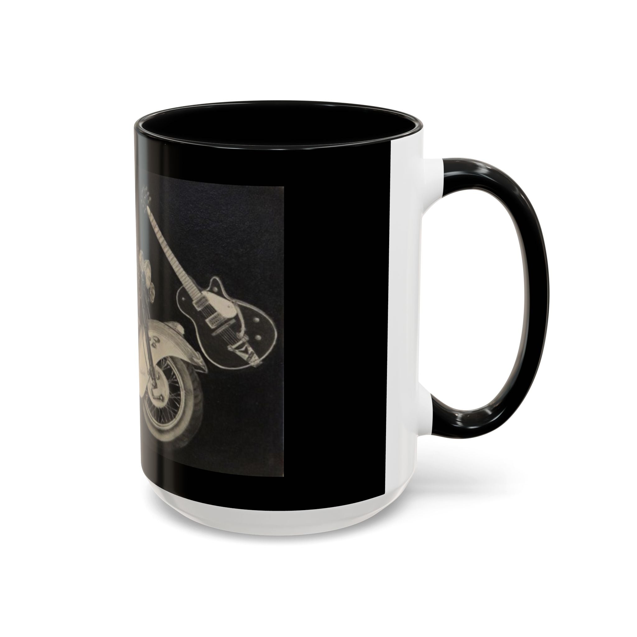 15 Vintage Motorcycle & Guitar Coffee Mug