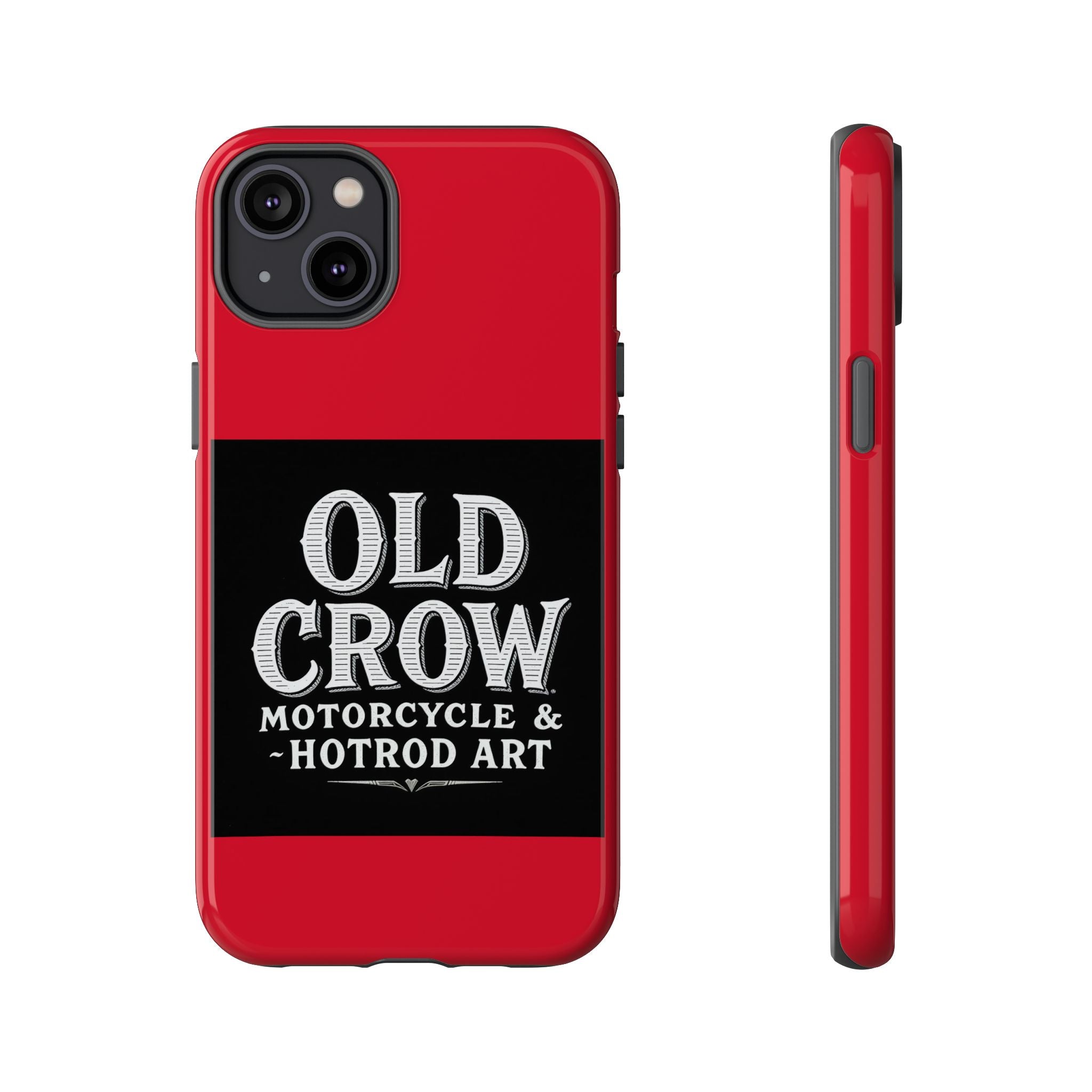 Classic Old Crow Garage Typography Cases