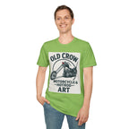 Old Crow Long Fork Chopper Sticker T-Shirt