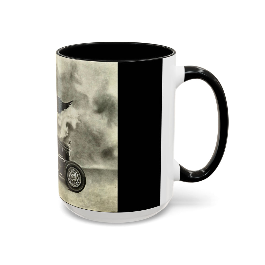 8 Vintage Racing Accent Coffee Mug