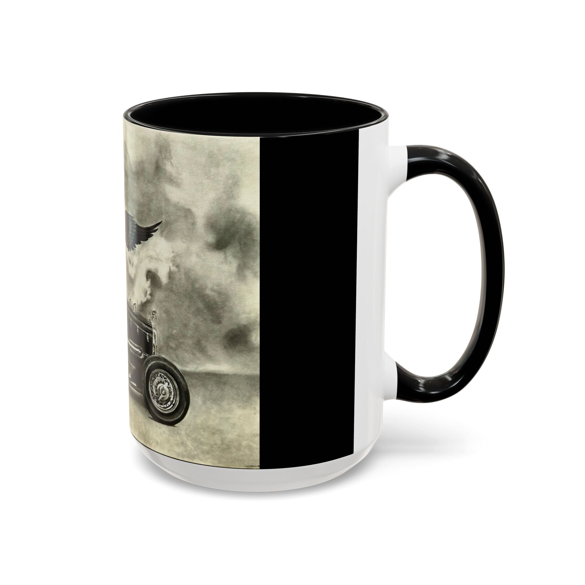 8 Vintage Racing Accent Coffee Mug