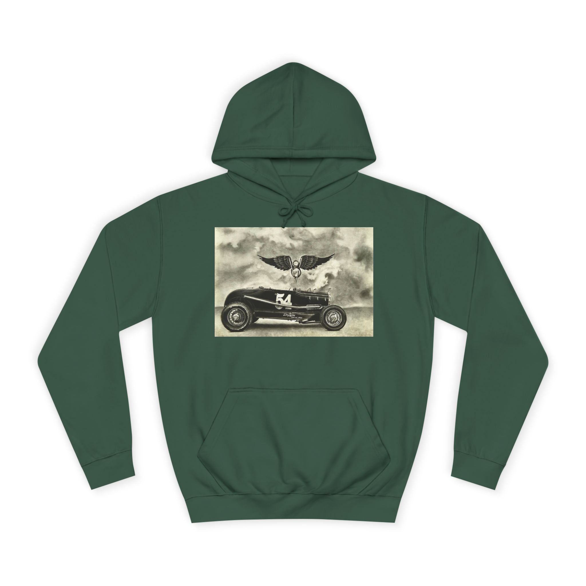 No. 54 Winged Hotrod Hoodie