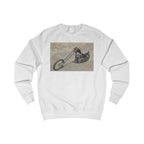 Minimalist Biker Art Sweatshirt